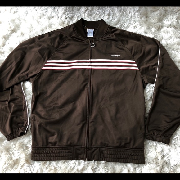adidas Other - Retro Vintage Brown Adidas Track Jacket